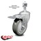 Service Caster 4 Inch Gray Polyurethane Wheel Swivel 1/2 Inch Stem Caster with Total Lock Brake SCC-TSTTL20S414-PPUB-121315 - alternate 4